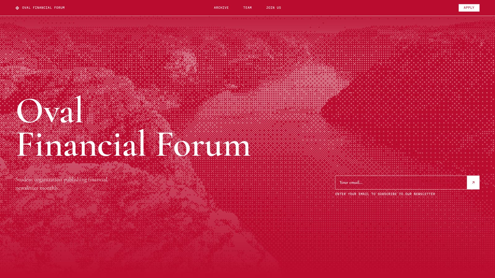 Oval Financial Forum screenshot